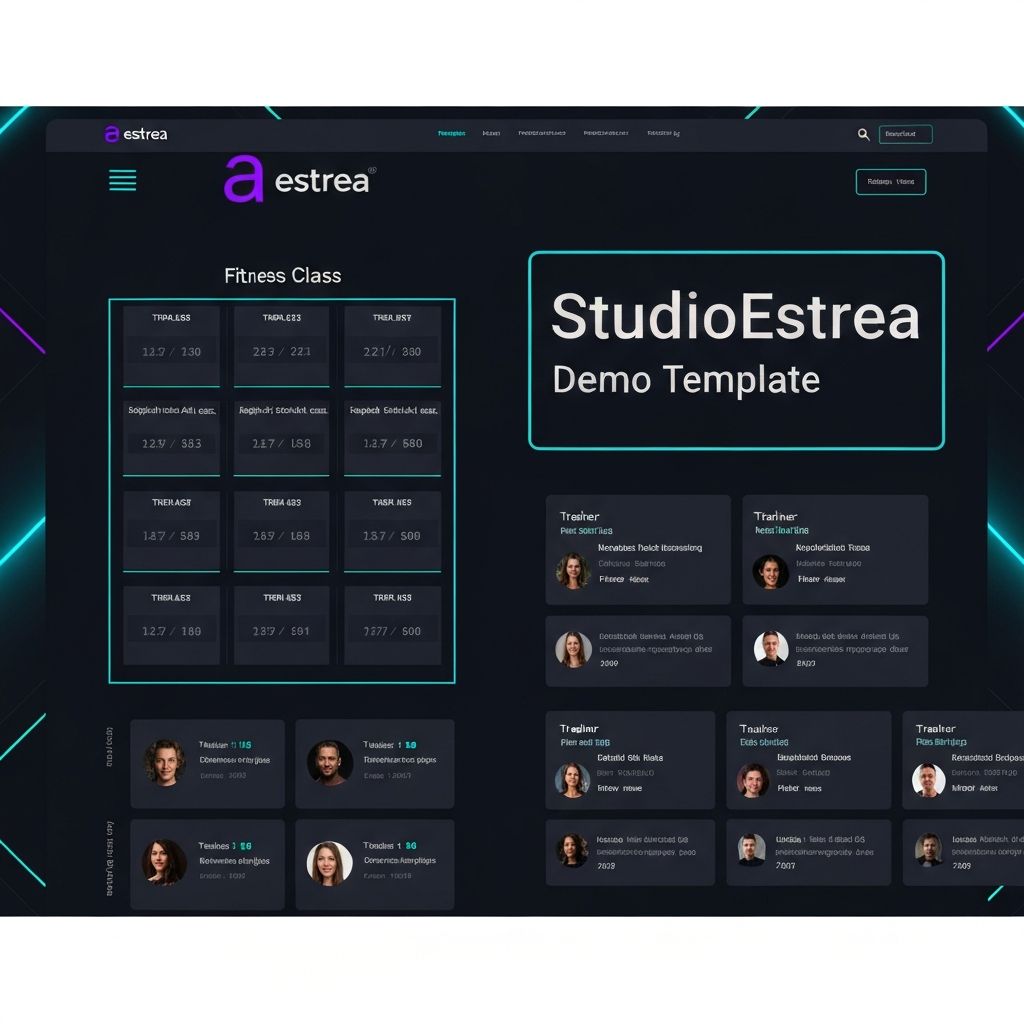StudioEstrea - Фитнес Шаблон